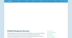 Desktop Screenshot of flexomanpowerservices.com