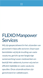 Mobile Screenshot of flexomanpowerservices.com